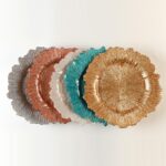 Wholesale glass charger plate PZ-032 product photo